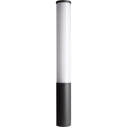 Dekolight- Alhena- Buiten vloer/pad lamp - IP65 - Zwart - 900mm