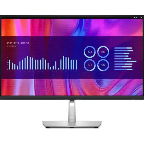 DELL P Series P2723DE 68,6 cm (27") 2560 x 1440 Pixels Quad HD LCD Zwart, Zilver