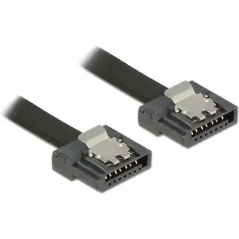 DeLOCK 1m SATA III SATA-kabel Zwart SATA 7-pin