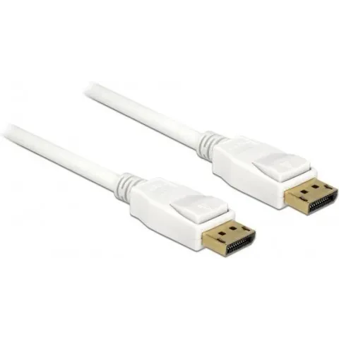 DeLOCK 2m, 2xDisplayPort DisplayPort Wit