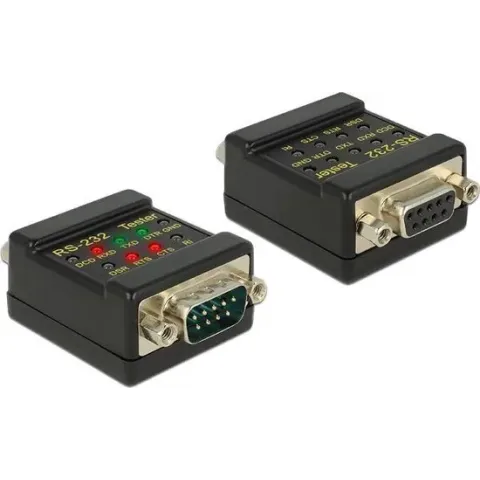 DeLOCK 2xDB9 DB9 Zwart