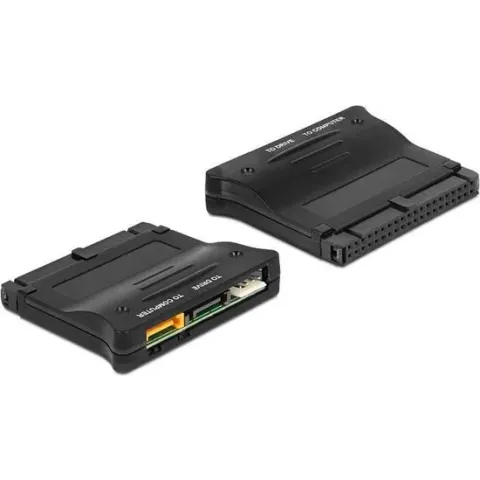 DeLOCK 62438 kabeladapter/verloopstukje IDE 40p 2xSATA 7p Zwart