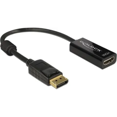 DeLOCK 62609 video kabel adapter 0,2 m DisplayPort HDMI Zwart