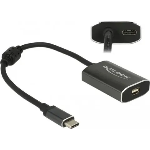 DeLOCK 62990 video kabel adapter 0,2 m USB C Mini DisplayPort Grijs