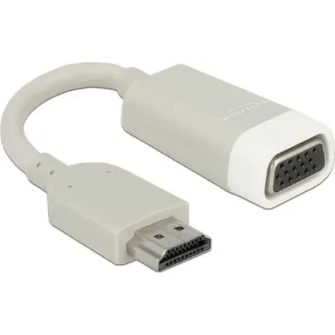 DeLOCK 65469 kabeladapter/verloopstukje HDMI-A VGA Wit