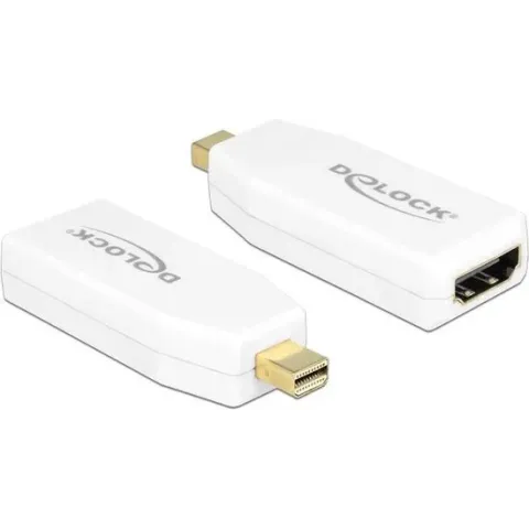 DeLOCK 65582 tussenstuk voor kabels mini Displayport 1.2 HDMI-A Wit