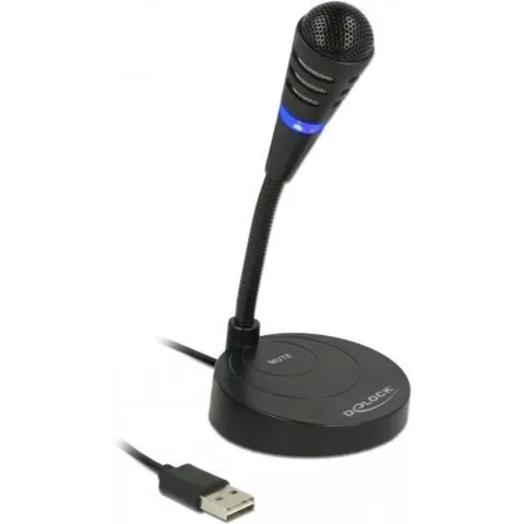 DeLOCK 65868 microfoon PC microphone Zwart