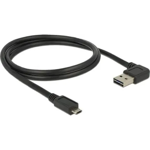 DeLOCK 85165 USB-kabel 1 m USB 2.0 USB A Micro-USB B Zwart