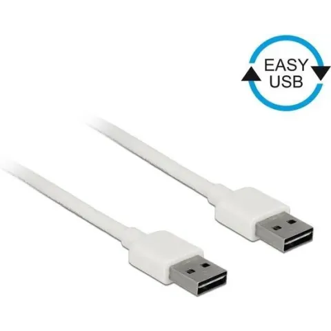 DeLOCK 85192 USB-kabel 0,5 m 2.0 USB A Wit