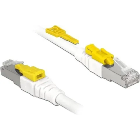 DeLOCK 85330 netwerkkabel 0,5 m Cat6a S/FTP (S-STP) Wit