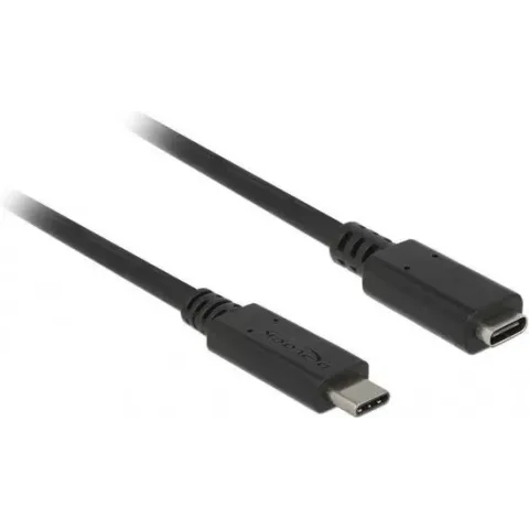 DeLOCK 85533 USB-kabel 1 m 3.2 Gen 1 (3.1 Gen 1) USB C Zwart