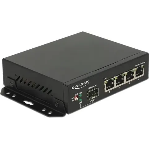 DeLOCK 87704 netwerk-switch Gigabit Ethernet (10/100/1000) Zwart