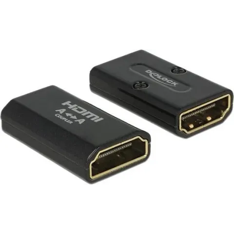 DeLOCK Compact HDMI (v) - HDMI (v) koppelstuk / metalen behuizing - versie 1.4 (4K 30Hz)