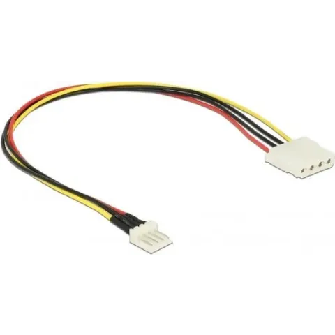 DeLOCK Floppy (m) - Molex (v) voedingskabel - 0,30 meter