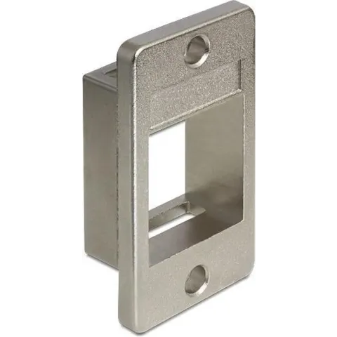 DeLOCK Inbouwframe voor 1 Keystone module / gegoten zink