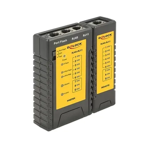 DeLOCK Kabeltester RJ45 / RJ12 + Portfinder