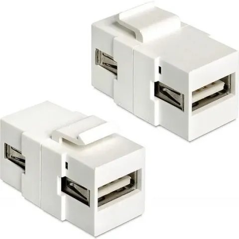 Delock - Keystone Modul USB 2.0 A Buchse - USB 2.0 A Buchse