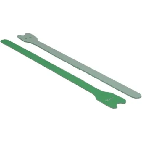 DeLOCK Klittenband kabelbinders 300mm x 12mm / groen (10 stuks)