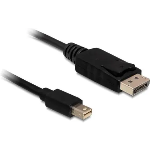DeLOCK Mini DisplayPort - DisplayPort kabel - versie 1.2 (4K 60 Hz) / zwart - 5 meter