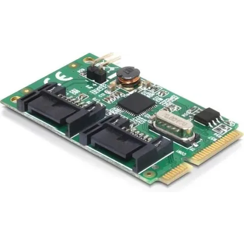 Delock MiniPCIe I/O PCIe full size 2 x SATA 6 Gb/s