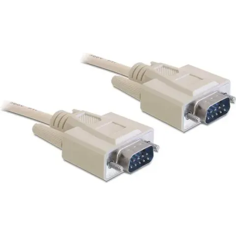 DeLOCK RS-232, 10m Sub-D9 Beige