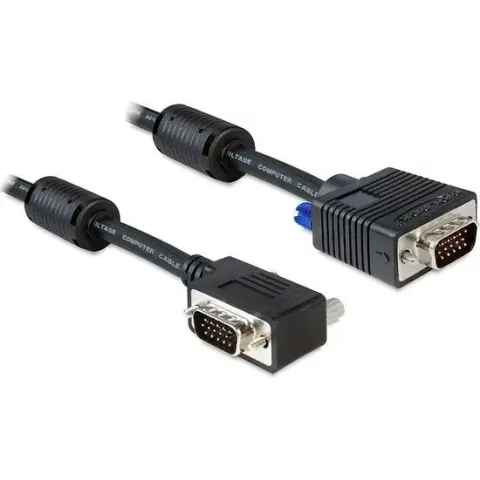 DeLOCK SVGA 2 m VGA kabel VGA (D-Sub) Zwart