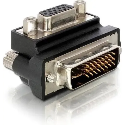DeLOCK VGA Adapter DVI-I 15-pin FM VGA Zwart