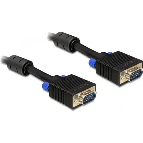 Delock - VGA Beeldscherm kabel - zwart - 2 meter