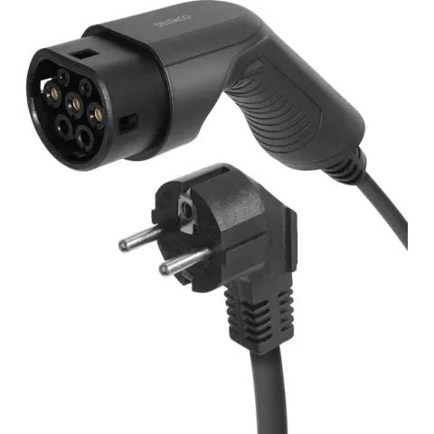 Deltaco e-Charge Cable Mode 2 Schuko - type 2 10-16A 5M
