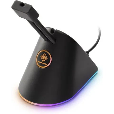 Deltaco Gaming RGB Muis Bungee USB-C - Zwart