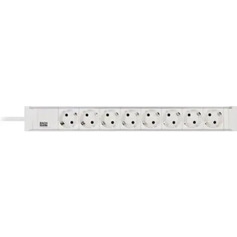 Deltaco GT-51 8AC-uitgang(en) 2m Wit power uitbreiding