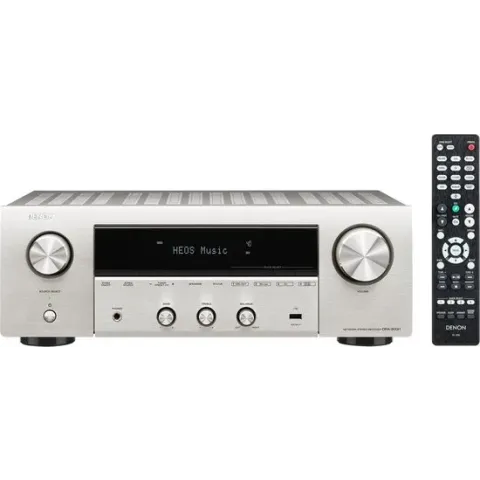 Denon DRA-800H - Stereoreceiver met 100W per kanaal, HEOS Built-in, Airplay 2 en Bluetooth - Zilver