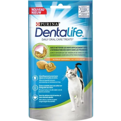 DENTALIFE Snacks Kat Kip 8x40gr