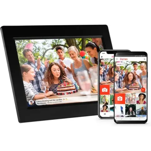 Denver PFF-1015 - Digitale fotolijst - Fotokader - 10.1 inch - IPS touchscreen - WiFi - Frameo software - 16GB - Zwart