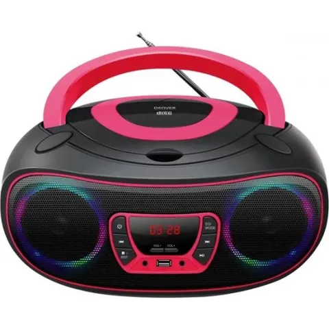 Denver TCL-212BT - Draagbare Boombox met Bluetooth - Roze