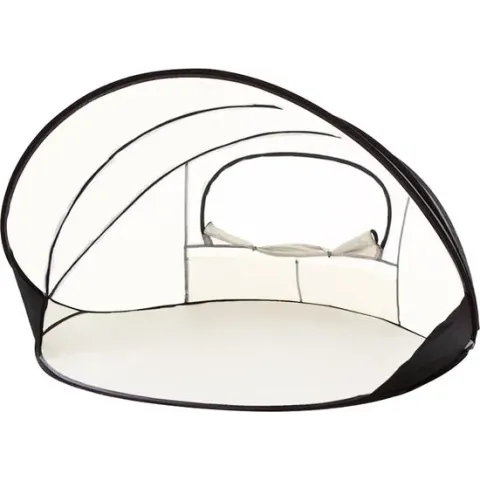 Deryan Luxe Pop Up Strandtent XXL - Anti-UV 50+ - Cream