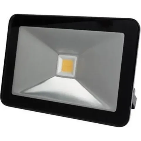 DESIGN LED-SCHIJNWERPER - 20 W, WARMWIT - ZWART