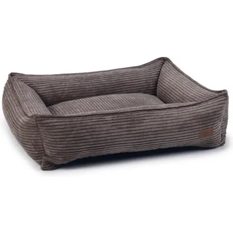 Designed by Lotte hondenmand Ribbed Bruin 80 x 70 cm - Hond