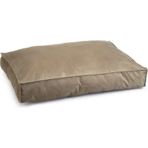 Designed by Lotte Nalino Ligkussen - Hond - Fluweel - Grijs - 100x70x15 cm