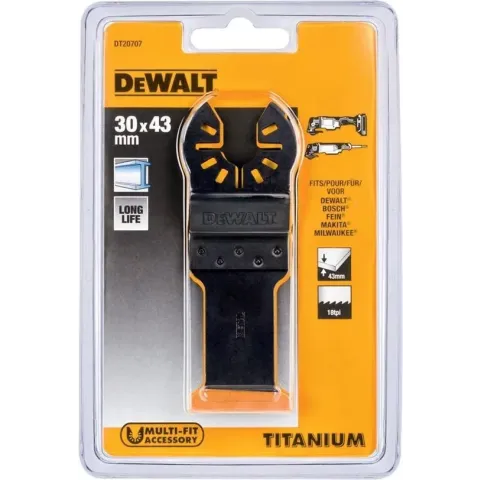 DeWalt DT20707 Multitool universeel titanium zaagblad - 30mm