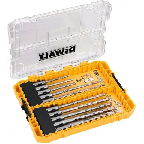 DeWalt DT70753-QZ SDS-Plus 10-delige betonborenset in cassette - 5/6/7/8/9/10/12mm
