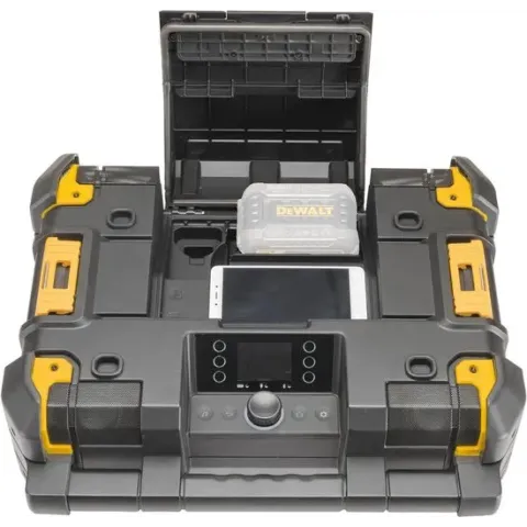 Dewalt DWST1-81078 10,8-54V Li-Ion accu TSTAK radio met oplaadfunctie - werkt op accu