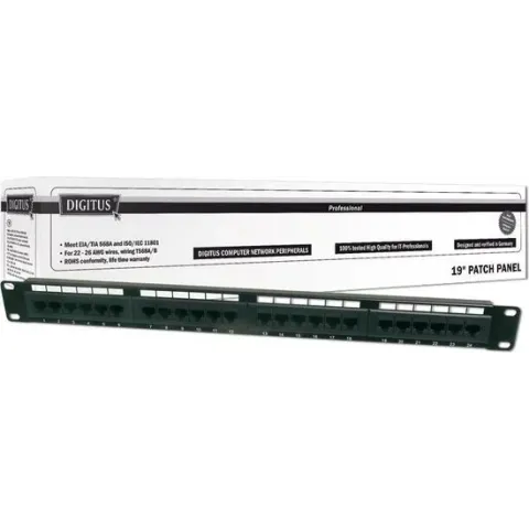 Dgts cat 5e pch panelunshielded 24-port
