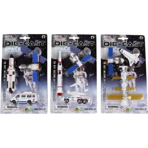 Die-Cast Space Shuttle Speelset Assorti