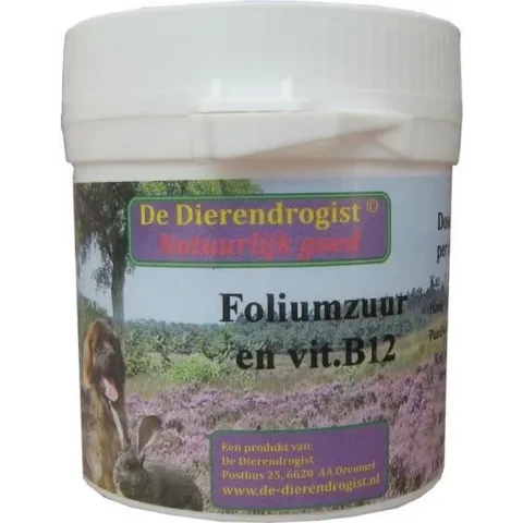 Dierendrogist Foliumzuur Vitamine B12