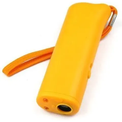 Diervriendelijke Ultrasone Anti-Blaf Apparaat - Effectieve Hondentrainer - Anti Blaf Middel - Ultrasone Hondentrainer - Honden Clickertraining - Trainingshulp - Geel