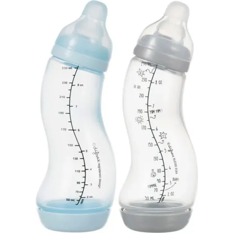 Difrax Baby fles Small - 250 ml - 2 Stuks