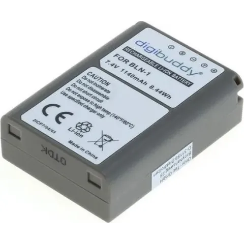 digibuddy A Merk Accu Batterij Olympus BLN-1 - 1140 mAh