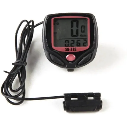 Digitale Lcd Fietscomputer - 15 Functies - Bedraad - Zwart | Welhof; Dé Outlet Store Van De Benelux