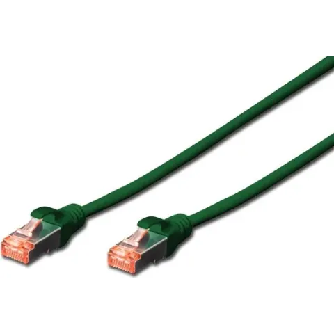 Digitus CAT 6 S-FTP 5m netwerkkabel Cat6 SF/UTP (S-FTP) Groen